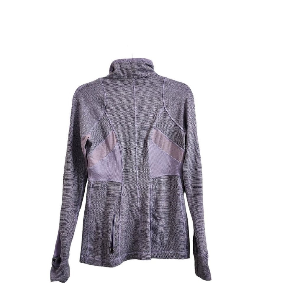 Lululemon Sweater 8 Womens Run Full Tilt Pullover 1/4 Zip Lavendar Heathered Gym - Picture 10 of 15